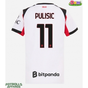 AC Milan Christian Pulisic #11 Bortatröja Kvinnor 2025-26 Kortärmad